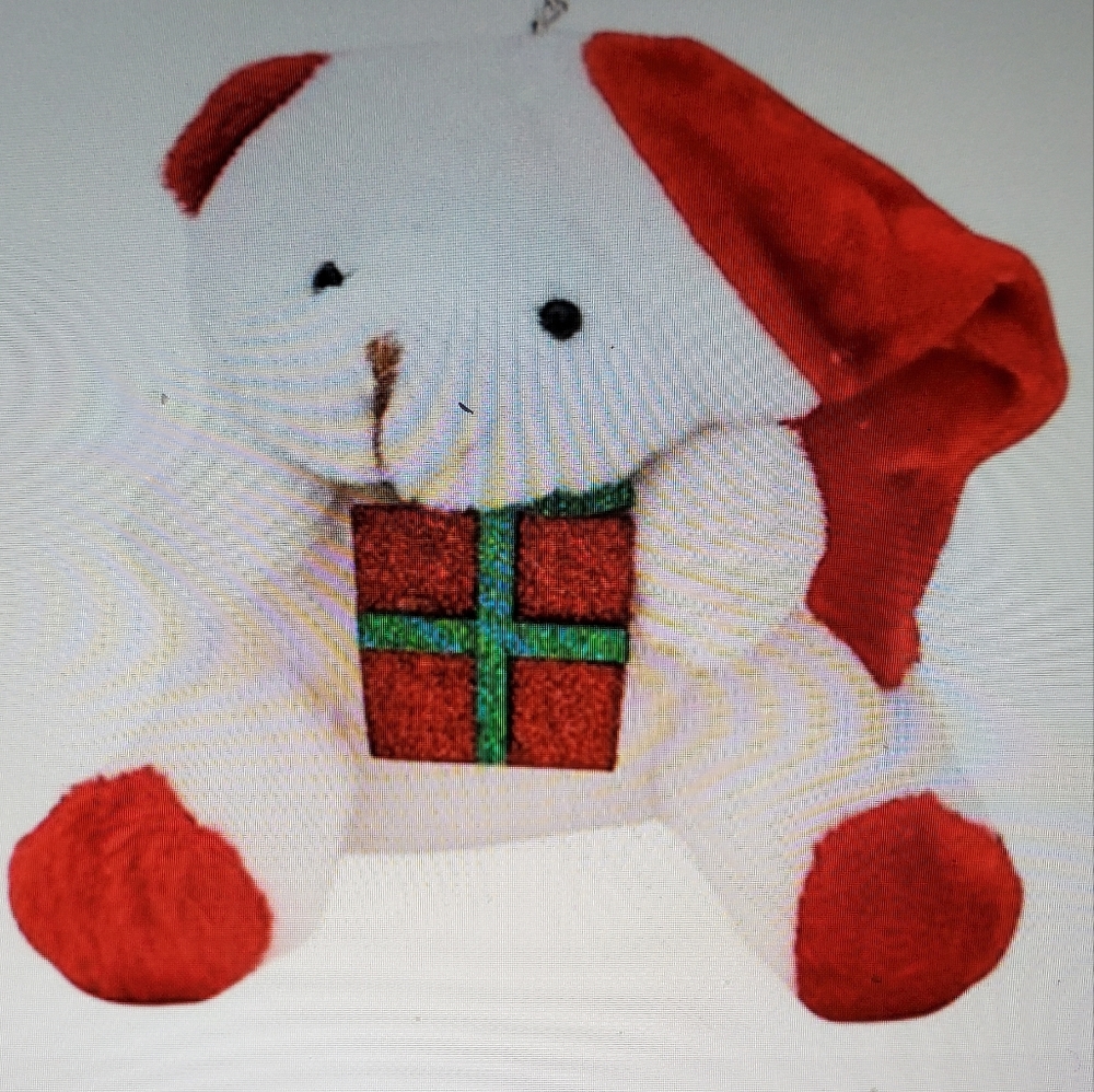 DIVAS LiMiTED Red and White Plush Key Holder